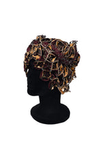 Load image into Gallery viewer, Feline Upcycled Leather Laser Love Headpiece
