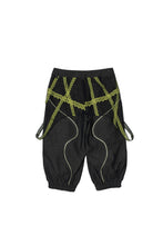 Load image into Gallery viewer, Laser Love Capris with Mesh Overlay
