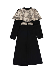 Baseball Cape Trench Coat