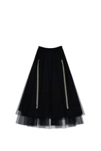 Load image into Gallery viewer, Garter Belt Laser Love Feline Skirt
