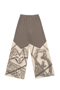 Feline Airbrush Sweat Jeans