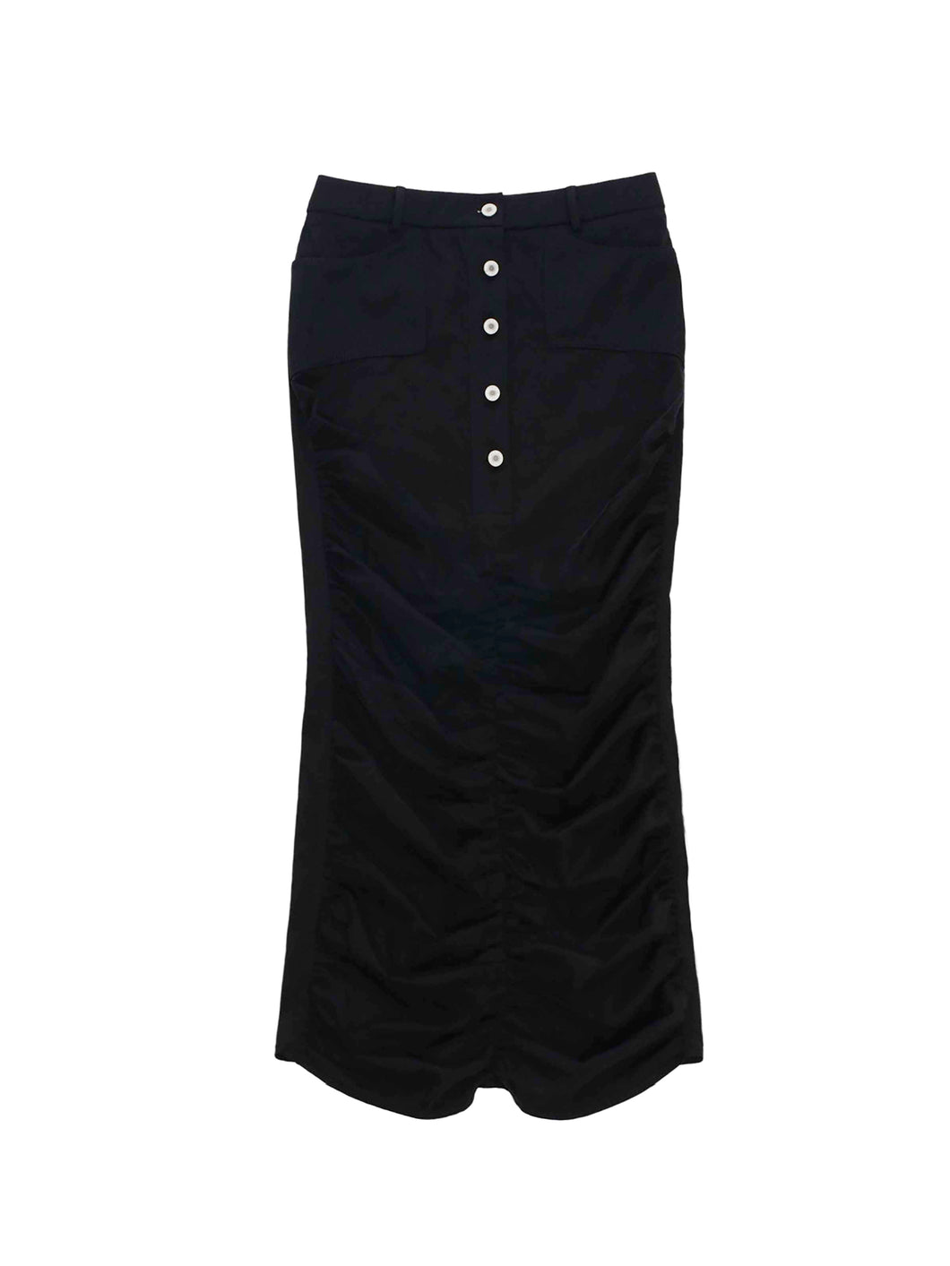 Black Curtain Skirt
