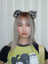 Load image into Gallery viewer, Noir Lace Cat Ears
