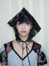 Load image into Gallery viewer, Velvet Feline Ombre Hood
