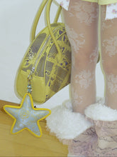 Load image into Gallery viewer, Sky Rosa Star Bag Charm
