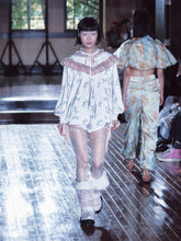 Load image into Gallery viewer, Ivory Rosa Scroll Lace Shorts
