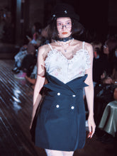 Load image into Gallery viewer, Black Camisole Blazer Dress
