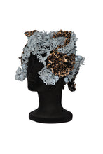 Load image into Gallery viewer, Alcantara Leopard Feline Laser Love Headpiece
