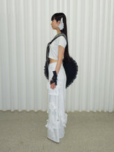 Load image into Gallery viewer, White Lace Cargo Trousers
