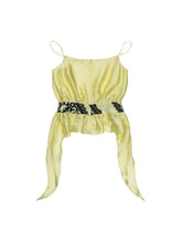 Load image into Gallery viewer, Lemon Silk Cascade Camisole
