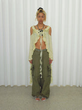 Load image into Gallery viewer, Lemon Ruffle Flow Blouse
