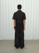 Load image into Gallery viewer, Pinstripe Mesh Hybrid Convertible Pants
