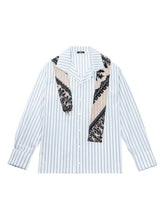Load image into Gallery viewer, Baroque Scarf Collar Shirt
