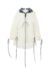 Load image into Gallery viewer, Ivory Laced Sailor Blouse
