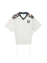 Load image into Gallery viewer, Varsity Baroque V-Neck Top
