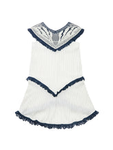 Load image into Gallery viewer, Monochrome Lace Reverie Dress
