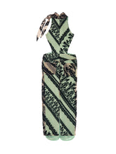 Load image into Gallery viewer, Mint Baroque Halter Dress
