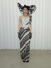 Load image into Gallery viewer, Draped Diagonal Wrap Dress
