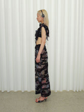 Load image into Gallery viewer, Kaleidoscope Feline Wrap Dress

