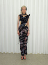 Load image into Gallery viewer, Kaleidoscope Feline Wrap Dress
