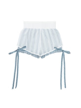 Load image into Gallery viewer, Layered Petal-Hem Ribbon Shorts
