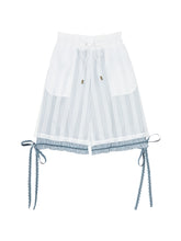 Load image into Gallery viewer, Resort Sheer Culotte Shorts
