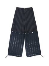 Load image into Gallery viewer, Pinstripe Mesh Hybrid Convertible Pants
