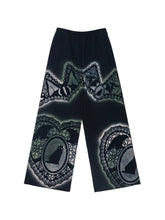Load image into Gallery viewer, Luminous Lace Cat Print Trousers
