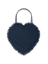 Load image into Gallery viewer, Lace Heart Satchel
