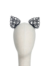 Load image into Gallery viewer, Noir Lace Cat Ears
