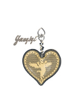 Load image into Gallery viewer, Cupid's Perforated Heart Charm - Yellow
