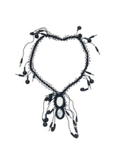 Load image into Gallery viewer, Braided Headphones Bijoux Mirror Necklace
