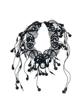 Load image into Gallery viewer, Braided Headphones Bijoux Mesh Necklace
