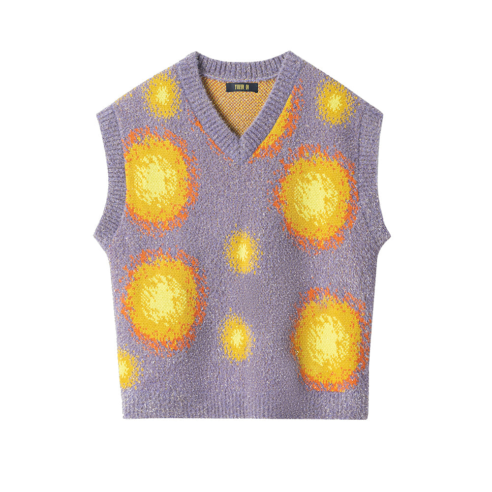 PURPLE SOLAR DOT VEST – YUEQI QI