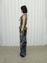 Load image into Gallery viewer, Olive Silk Cascade Camisole

