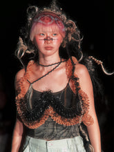 Load image into Gallery viewer, Upcycled Denim Tank-top
