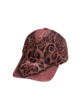 Load image into Gallery viewer, Airbrushed Baseball Cap (Burgundy)
