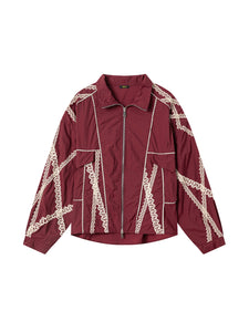 Burgundy and Lace UV Protection Jacket