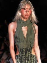Load image into Gallery viewer, Acid-washed Hourglass Dress with Airbrush Motif
