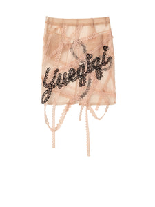 Peach X-Ray Skirt