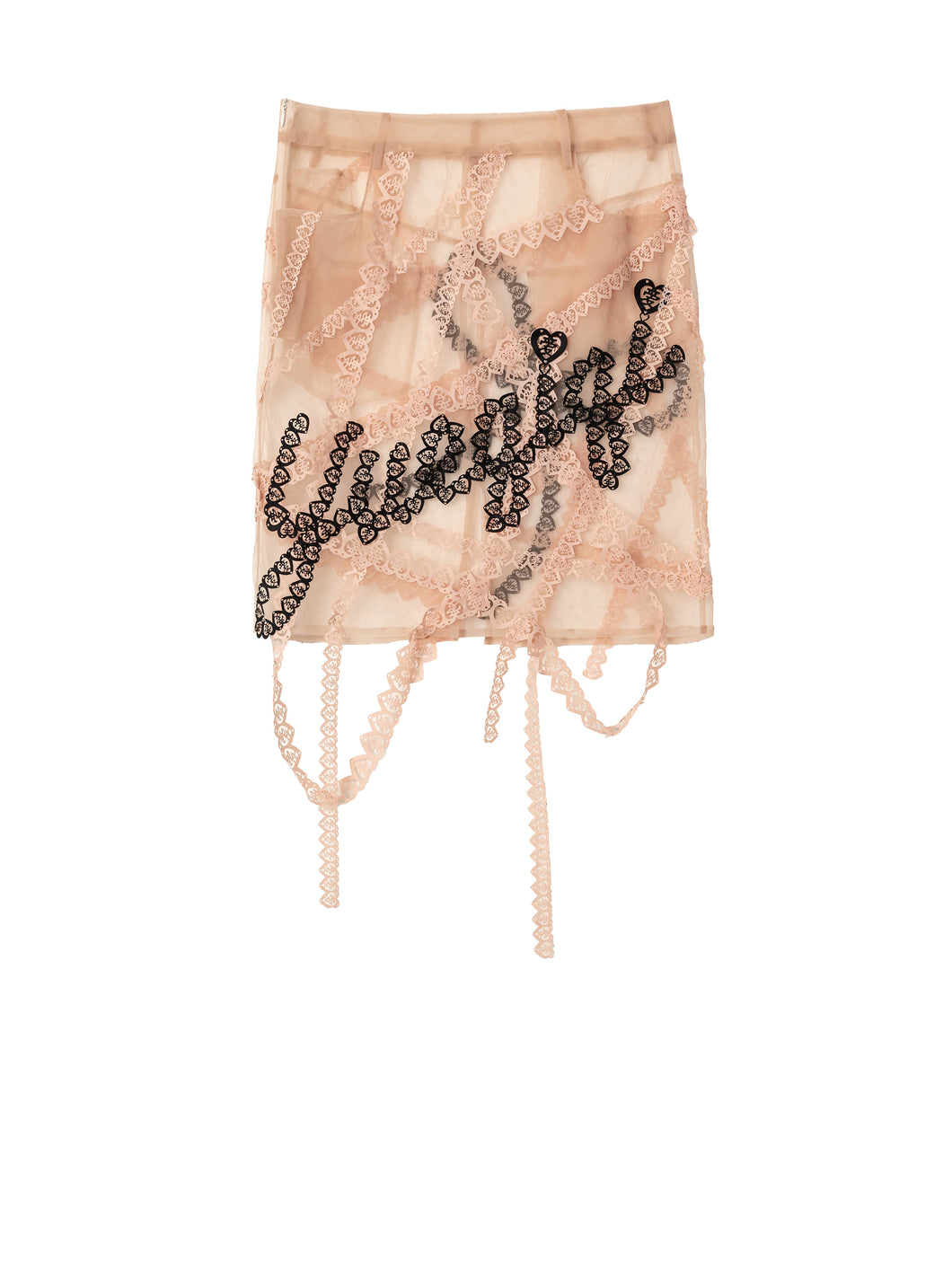 Peach X-Ray Skirt