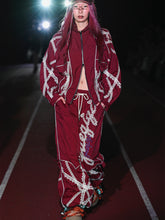 Load image into Gallery viewer, Burgundy Western UV Protection Pants
