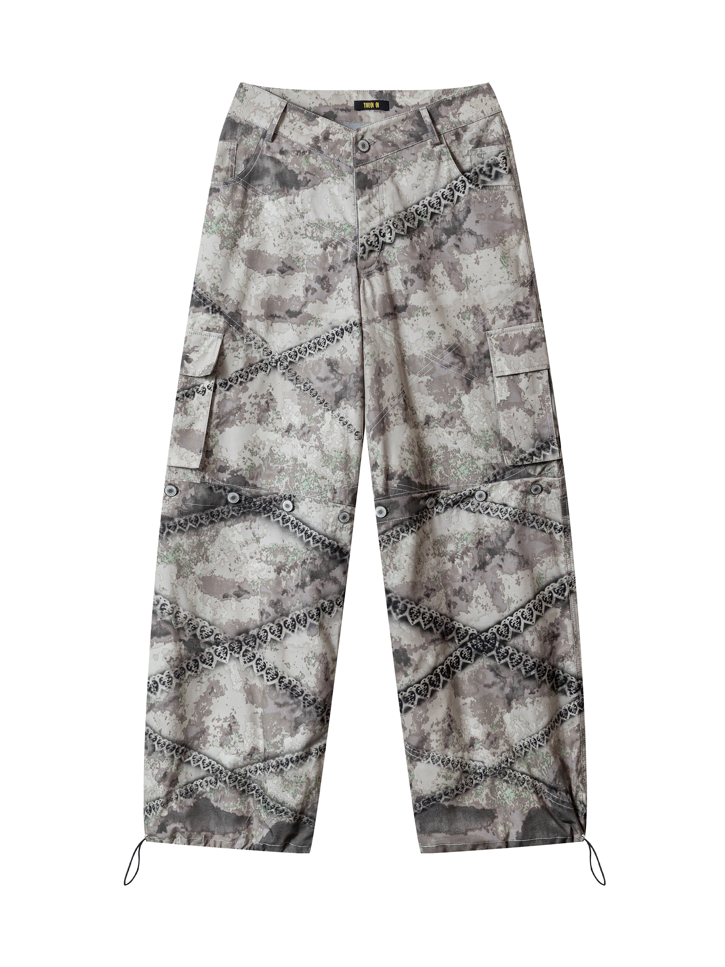 パンツ Yueqiqi Camo Cargo Convertible Pants Camo Cargo Convertible Pants – YUEQI QI
