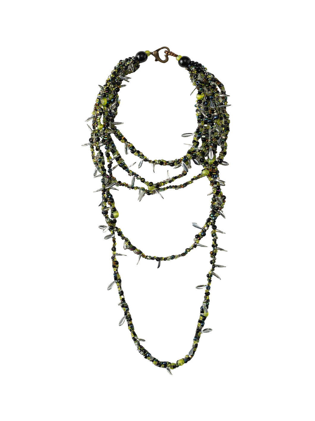 Lime Beaded Necklace