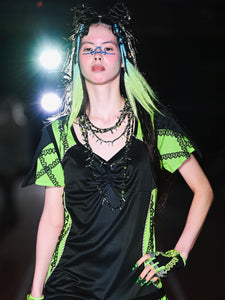 Lime Beaded Necklace