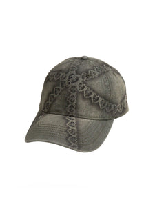 Airbrushed Baseball Cap (Army Green)