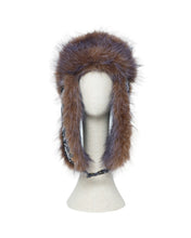 Load image into Gallery viewer, Charcoal Rosa Jacquard Trapper Hat
