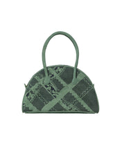 Load image into Gallery viewer, Cedar Lace Perforated Half Moon Mini Bag
