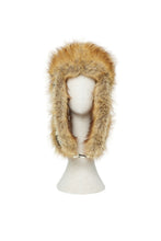 Load image into Gallery viewer, Cream Rosa Jacquard Trapper Hat
