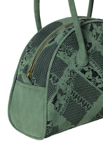 Load image into Gallery viewer, Cedar Lace Perforated Half Moon Mini Bag
